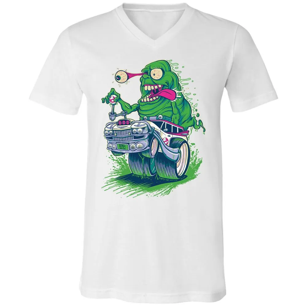 Unisex V-Neck T-Shirt - UR56R44M - White - 5