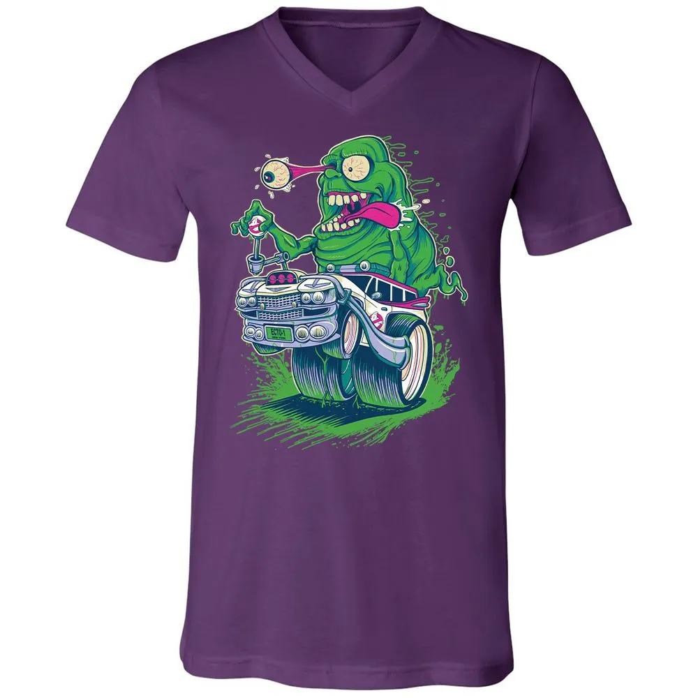 Unisex V-Neck T-Shirt - UR56R44M - Team Purple - 9