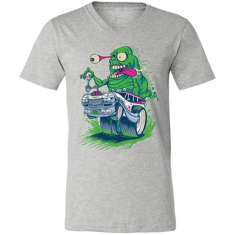 Unisex V-Neck T-Shirt - UR56R44M - Athletic Heather - 7