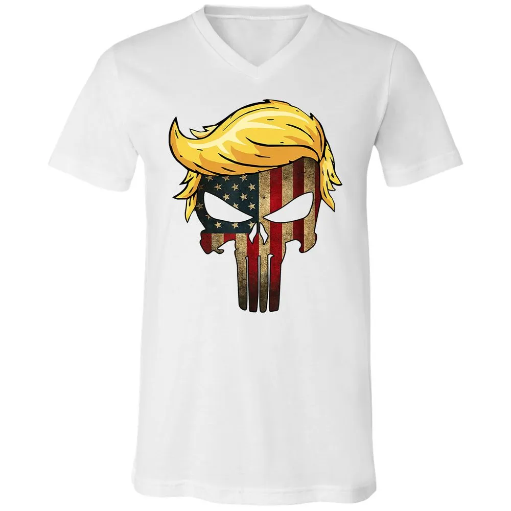 Unisex V-Neck T-Shirt - CWDAU6SV - White - 5