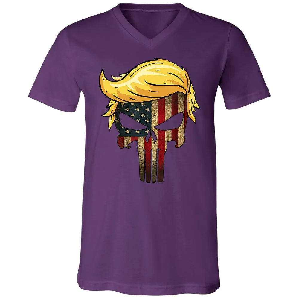 Unisex V-Neck T-Shirt - CWDAU6SV - Team Purple - 9