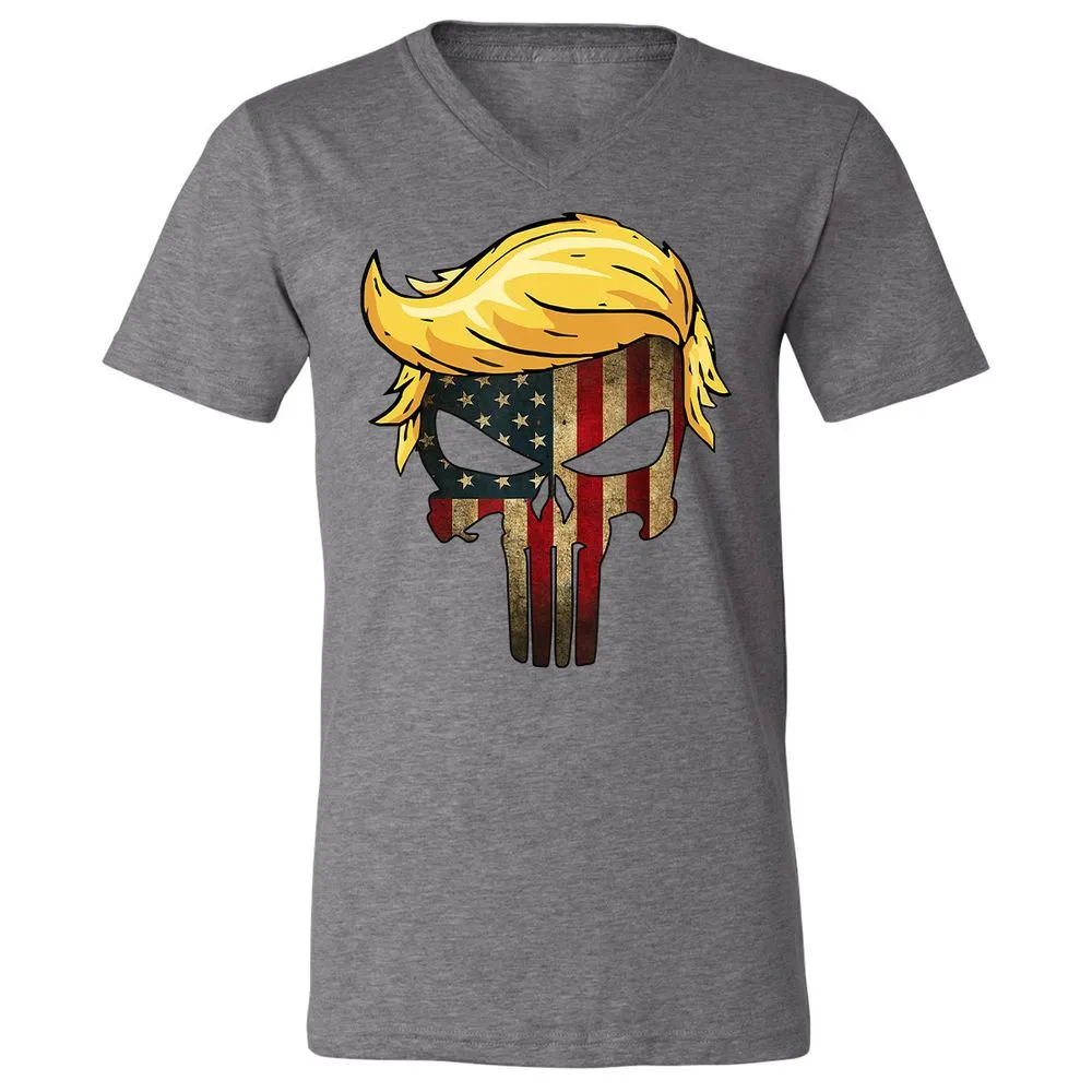 Unisex V-Neck T-Shirt - CWDAU6SV - Deep Heather - 13