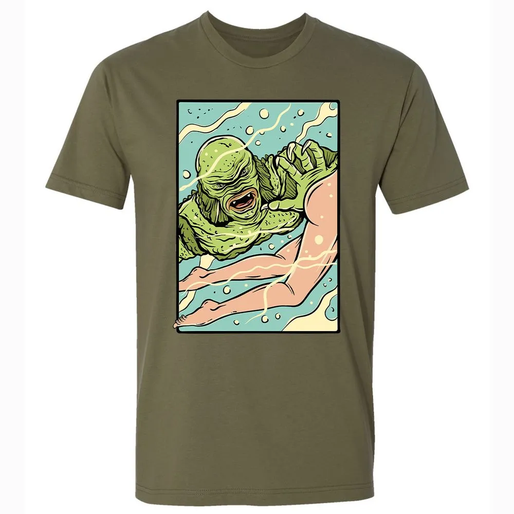 Premium Unisex T-Shirt - CD2QKUR3 - Military Green - 5