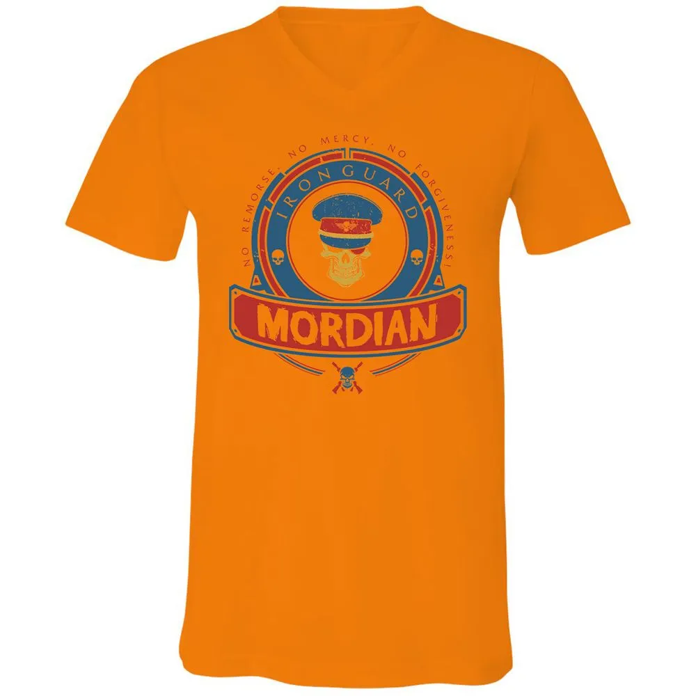 Unisex V-Neck T-Shirt - HPAQWDTA - Orange - 11