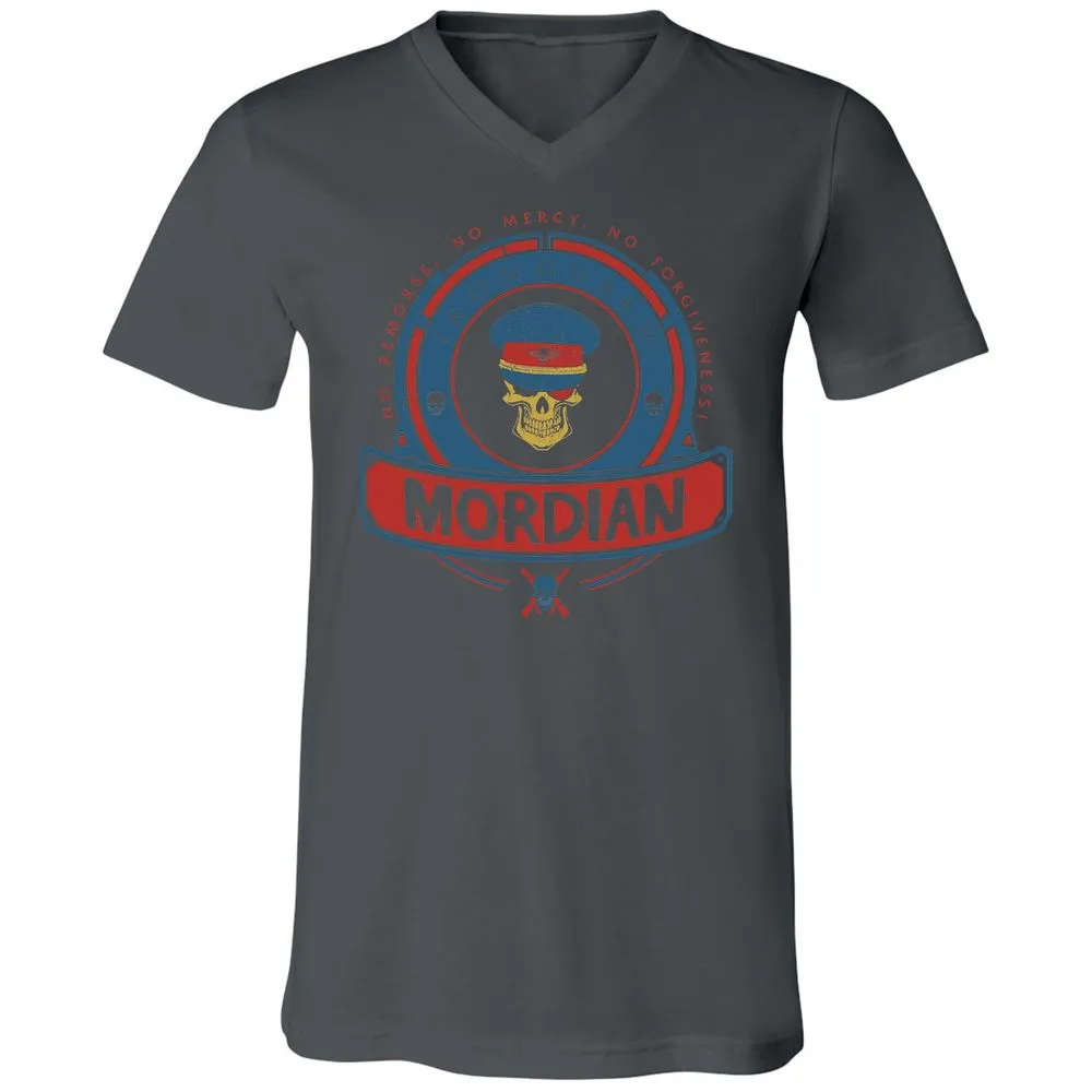 Unisex V-Neck T-Shirt - HPAQWDTA - Asphalt - 12