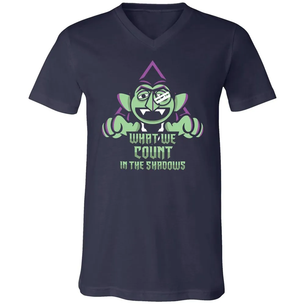 Unisex V-Neck T-Shirt - N6ZPRD17 - Navy - 2