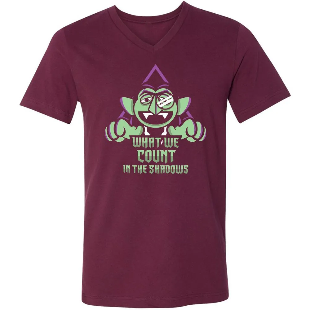 Unisex V-Neck T-Shirt - N6ZPRD17 - Maroon - 6