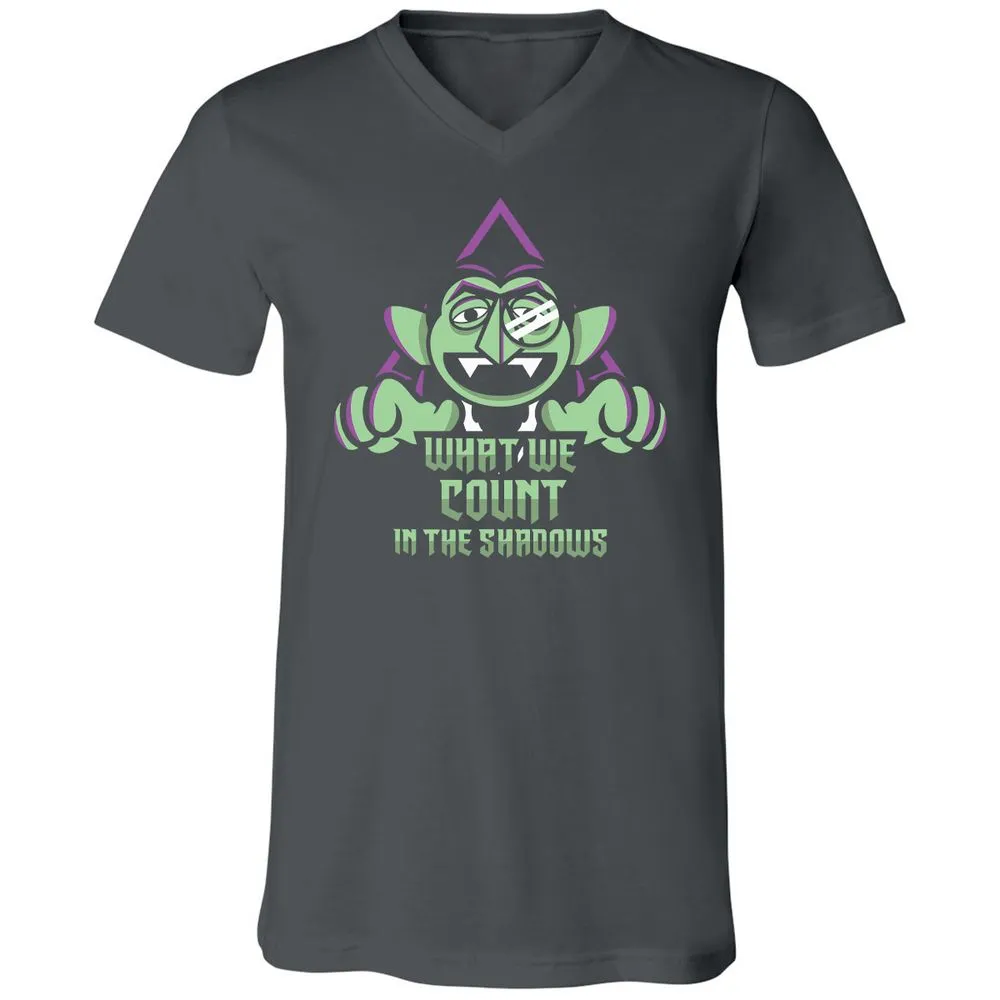 Unisex V-Neck T-Shirt - N6ZPRD17 - Asphalt - 12