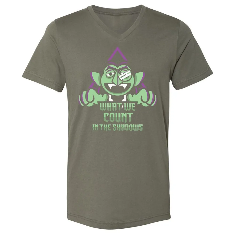 Unisex V-Neck T-Shirt - N6ZPRD17 - Military Green - 10