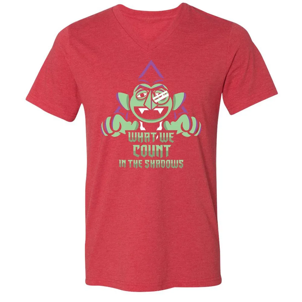 Unisex V-Neck T-Shirt - N6ZPRD17 - Heather Red - 16