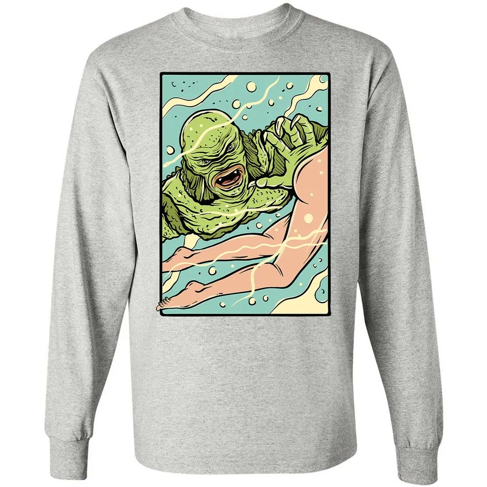 Long Sleeve T-Shirt - 2MUST22W - Ash - 7