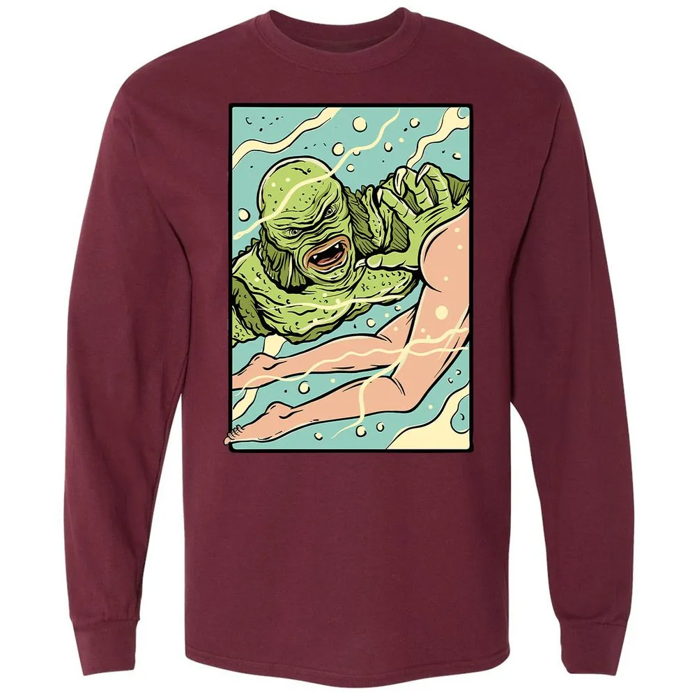 Long Sleeve T-Shirt - 2MUST22W - Maroon - 11