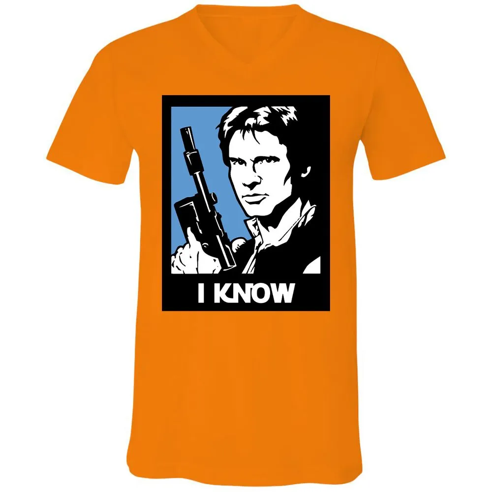 Unisex V-Neck T-Shirt - MUECGM5N - Orange - 11