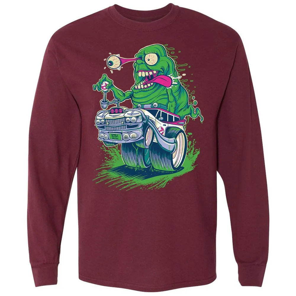 Long Sleeve T-Shirt - A2SYK1FV - Maroon - 11