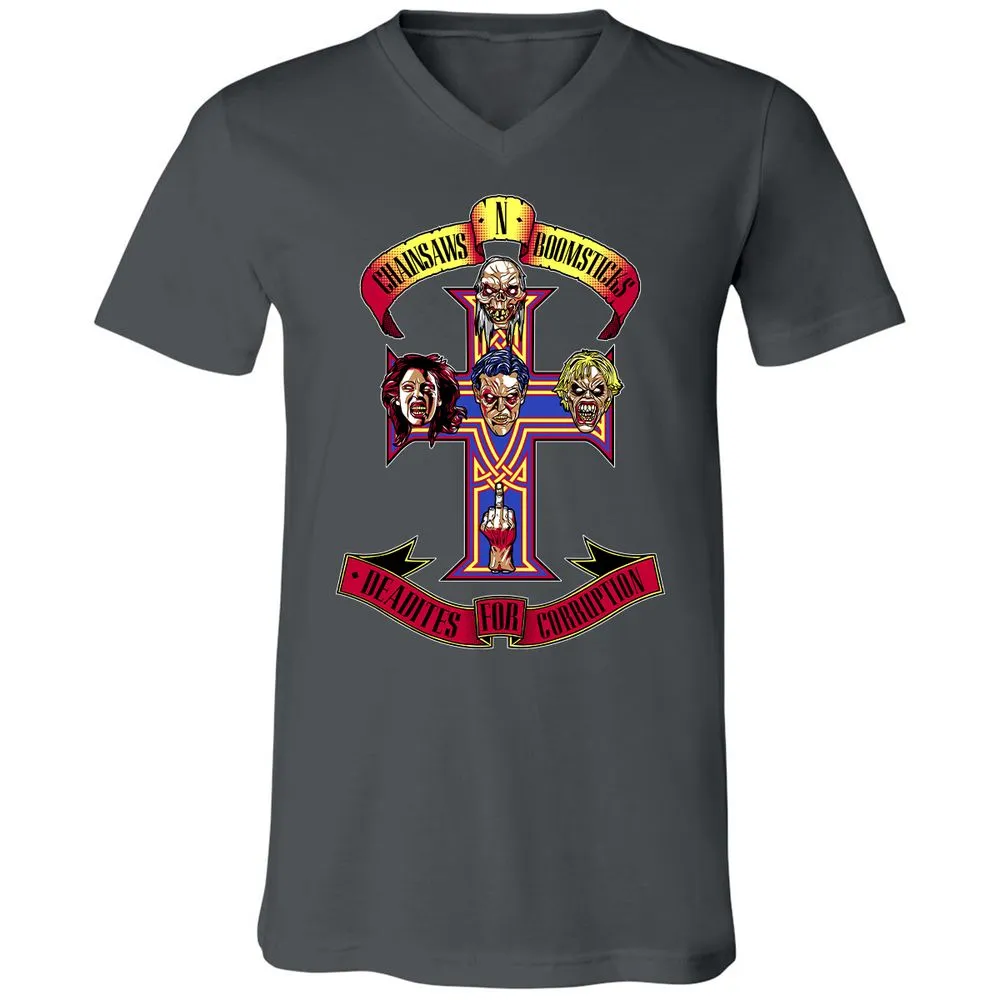 Unisex V-Neck T-Shirt - QQ23437K - Asphalt - 12
