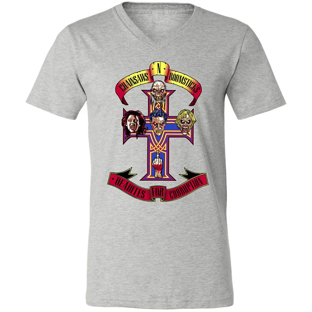 Unisex V-Neck T-Shirt - QQ23437K - Athletic Heather - 7