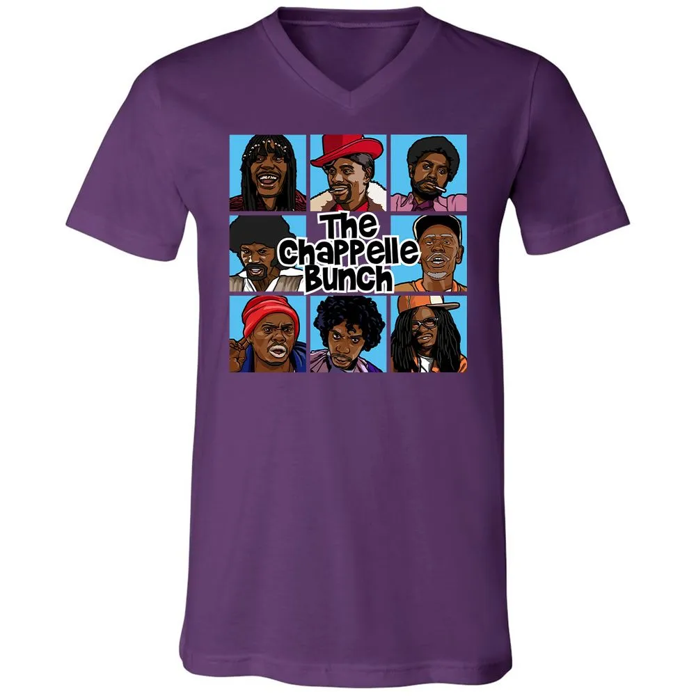 Unisex V-Neck T-Shirt - 6QZRCDC9 - Team Purple - 9