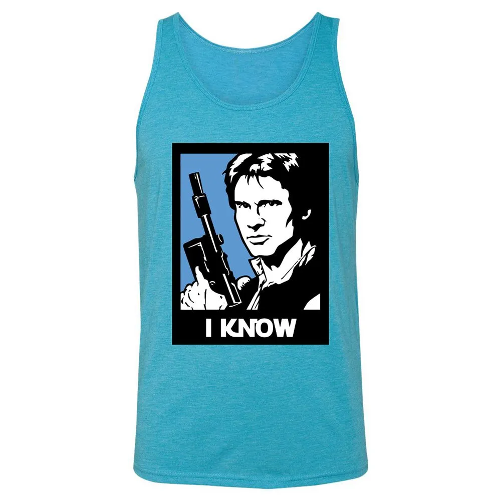 Unisex Jersey Tank - HYMQAD3L - Aqua Triblend - 3