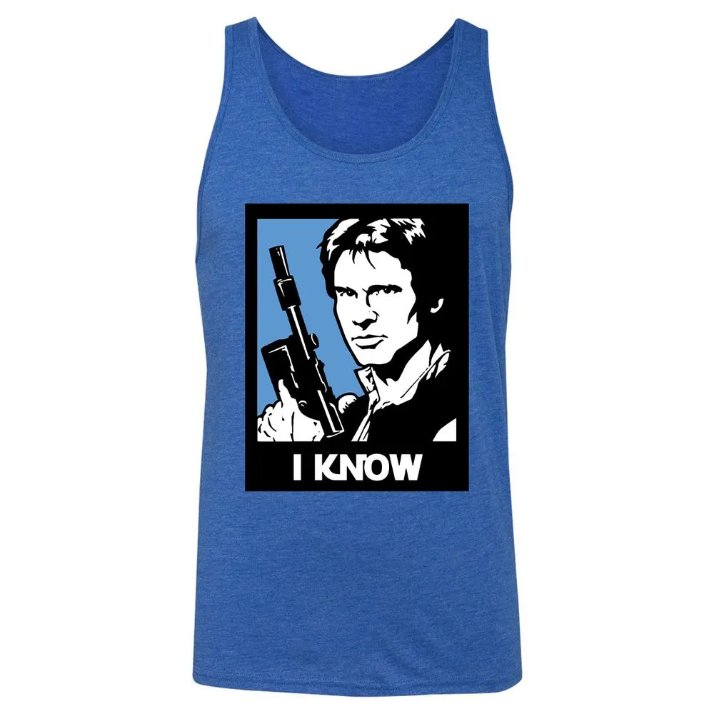 Unisex Jersey Tank - HYMQAD3L - True Royal Triblend - 12