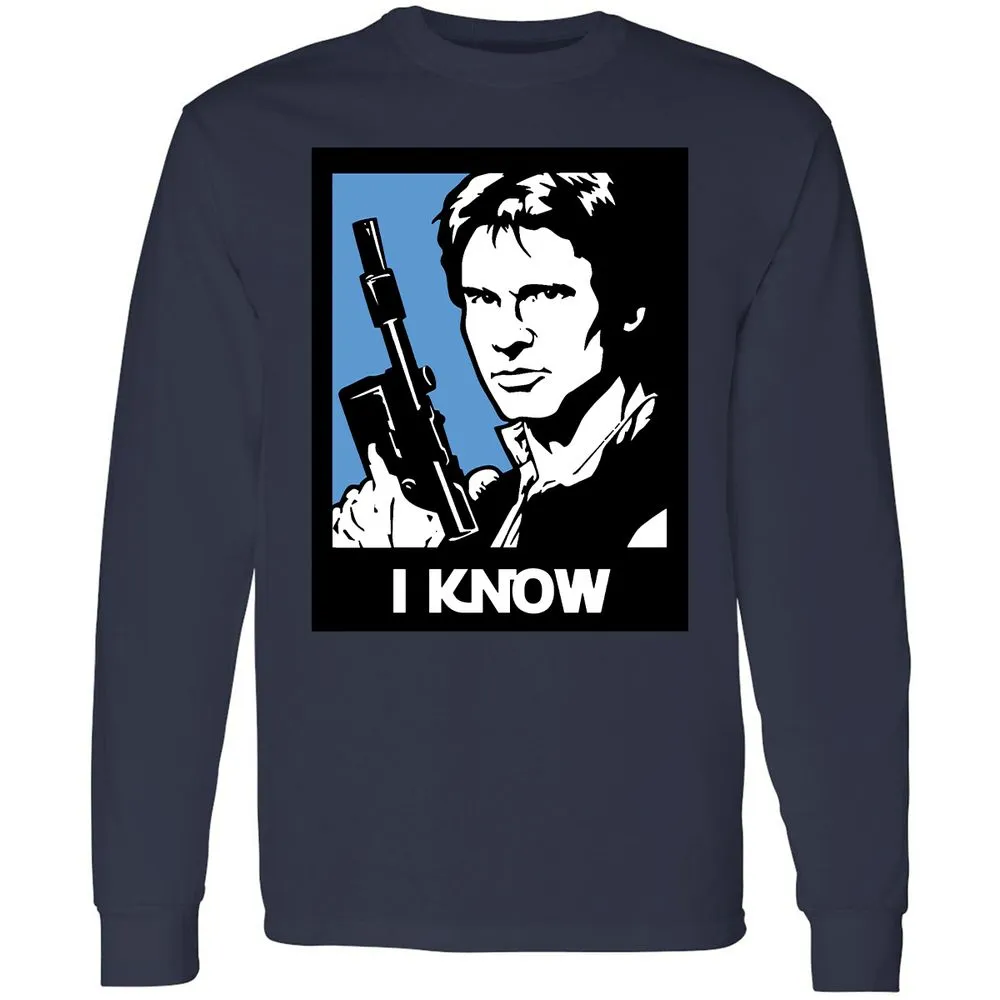 Long Sleeve T-Shirt - ADHCWV9S - Navy - 2