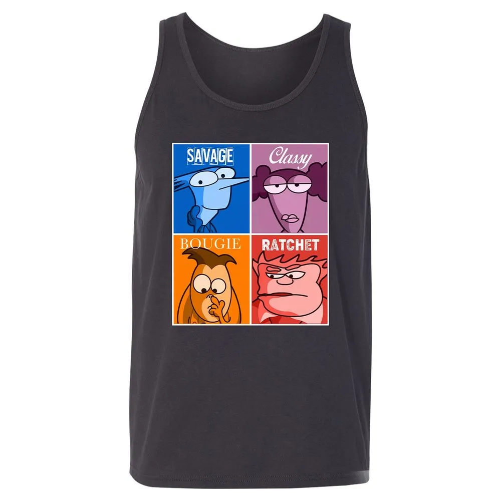 Unisex Jersey Tank - QZVAFXHK - Dark Grey - 7