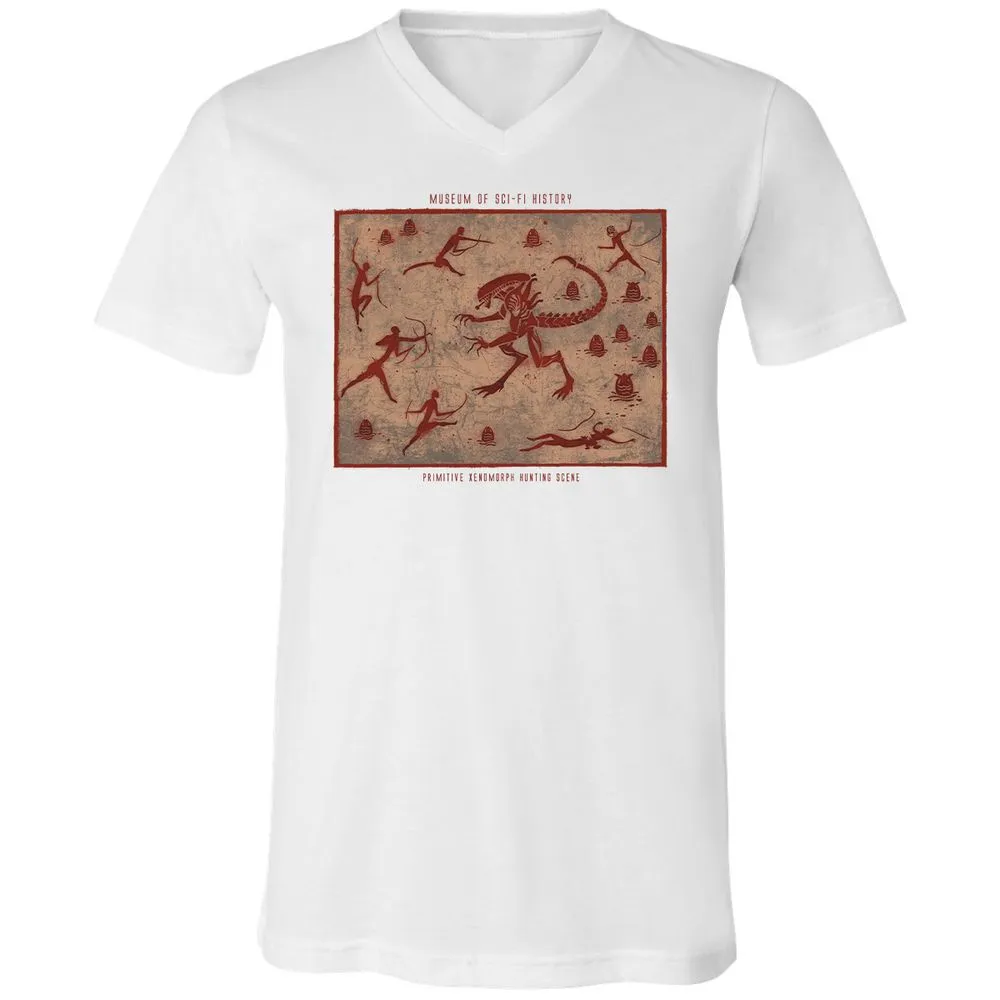 Unisex V-Neck T-Shirt - TM5UC5FG - White - 5