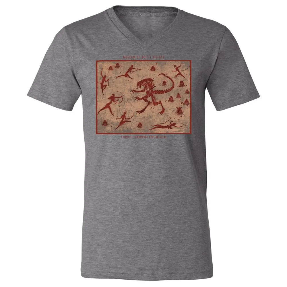 Unisex V-Neck T-Shirt - TM5UC5FG - Deep Heather - 13