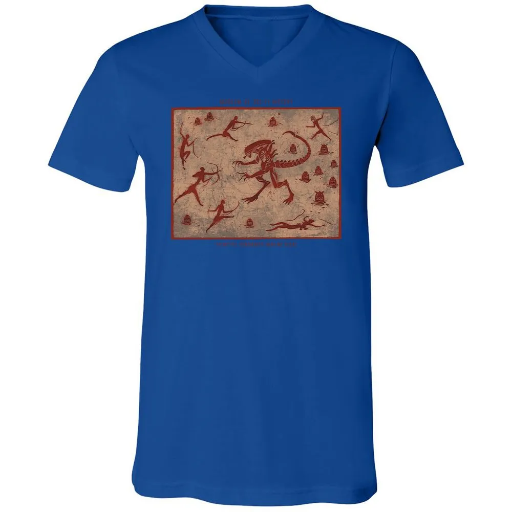 Unisex V-Neck T-Shirt - TM5UC5FG - True Royal - 4
