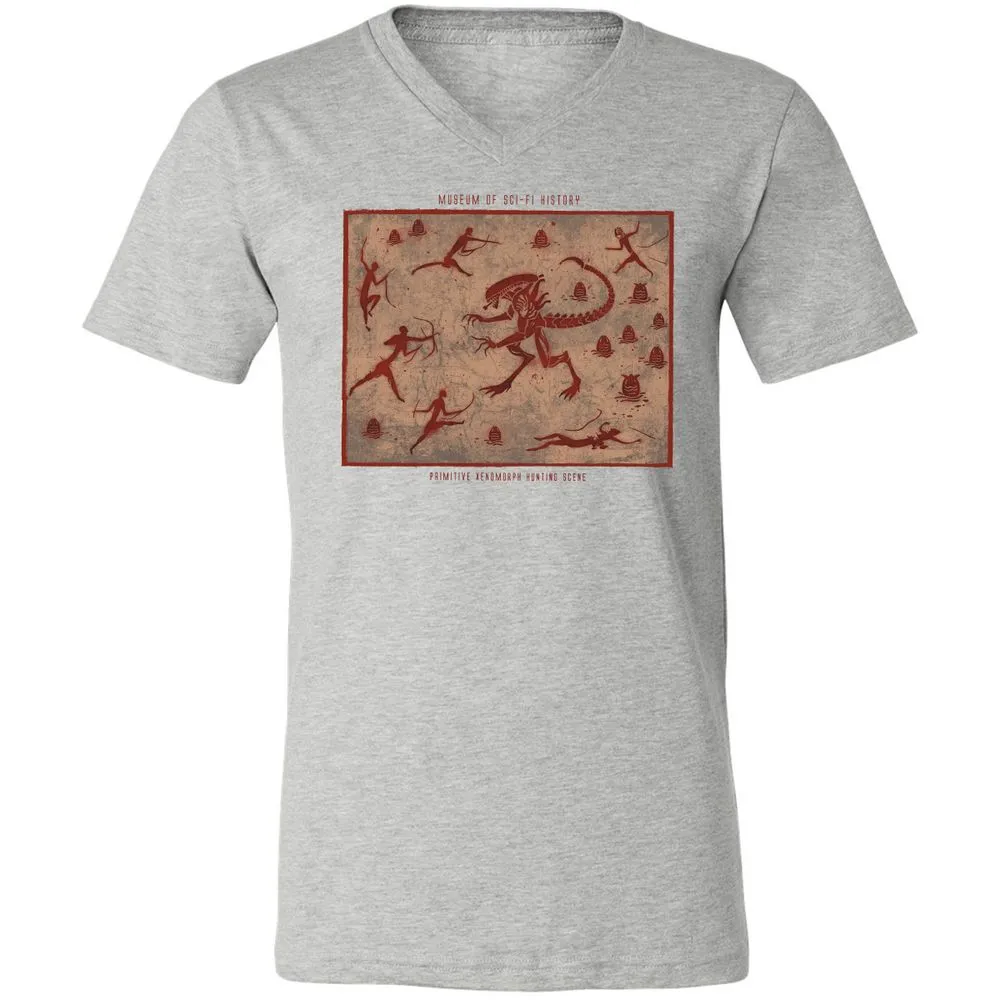 Unisex V-Neck T-Shirt - TM5UC5FG - Athletic Heather - 7