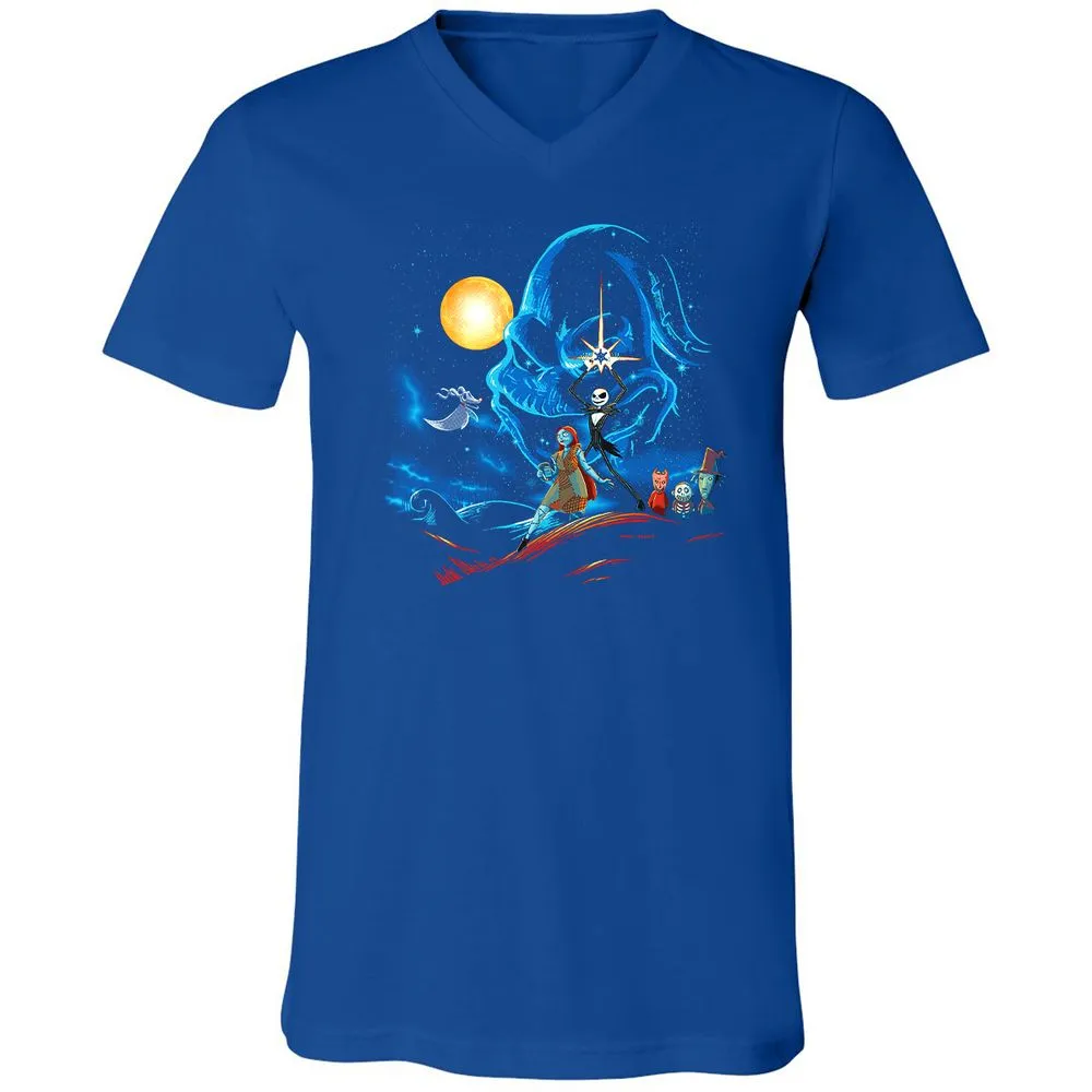 Unisex V-Neck T-Shirt - HE3V97T4 - True Royal - 4