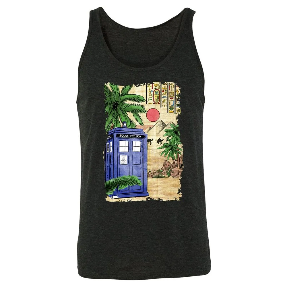 Unisex Jersey Tank - 8LQLQANC - Charcoal Black Triblend - 5