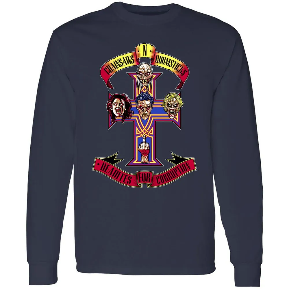 Long Sleeve T-Shirt - UQW6SSGK - Navy - 2