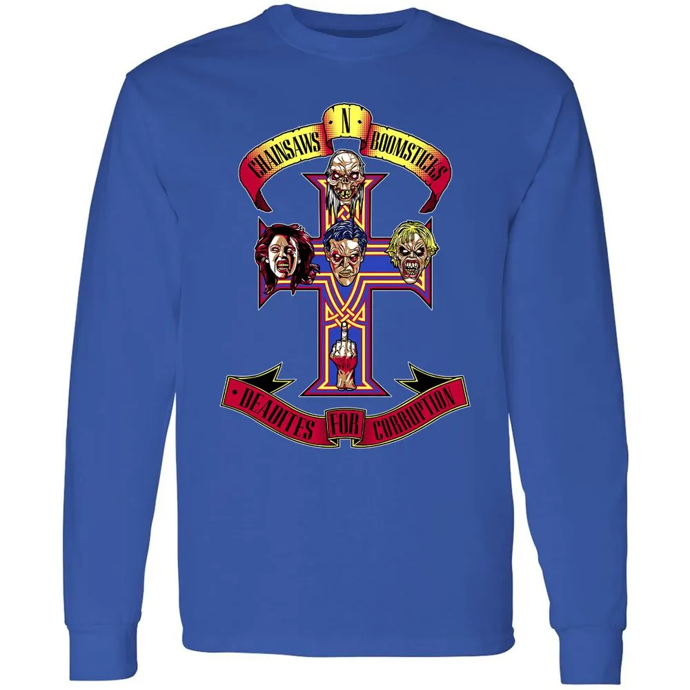 Long Sleeve T-Shirt - UQW6SSGK - Royal - 8