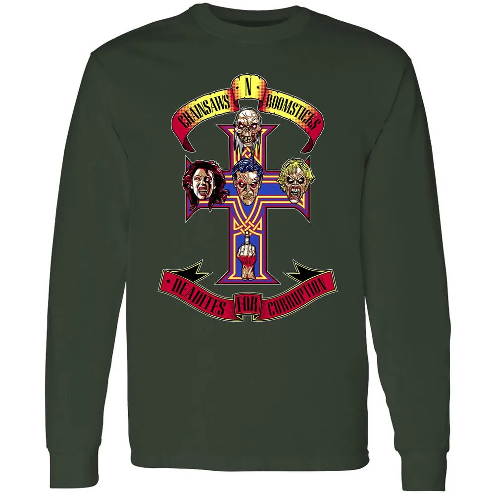 Long Sleeve T-Shirt - UQW6SSGK - Forest Green - 4