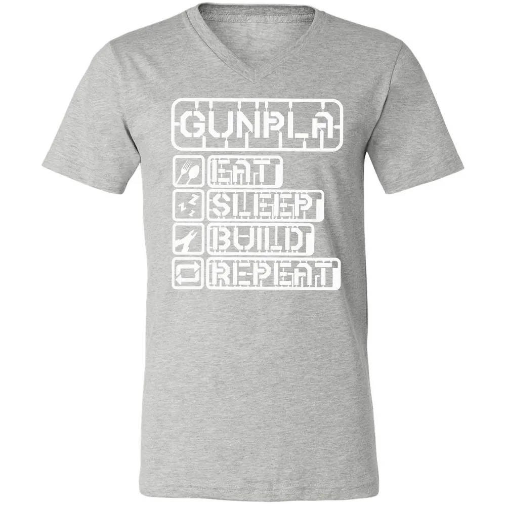 Unisex V-Neck T-Shirt - KCG9ZJ5R - Athletic Heather - 7