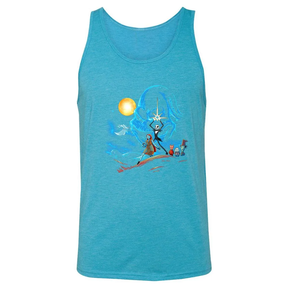 Unisex Jersey Tank - MRAFT966 - Aqua Triblend - 3