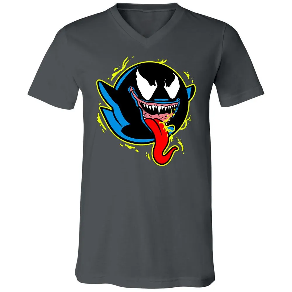 Unisex V-Neck T-Shirt - PJPCYZ2X - Asphalt - 12
