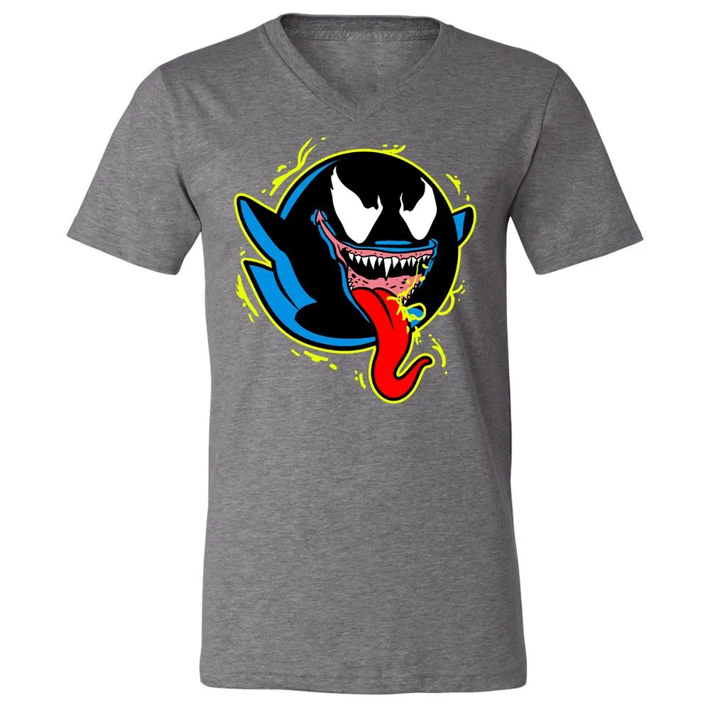 Unisex V-Neck T-Shirt - PJPCYZ2X - Deep Heather - 13