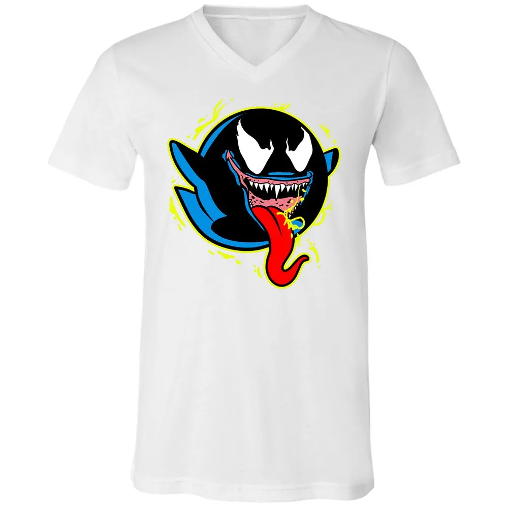 Unisex V-Neck T-Shirt - PJPCYZ2X - White - 5
