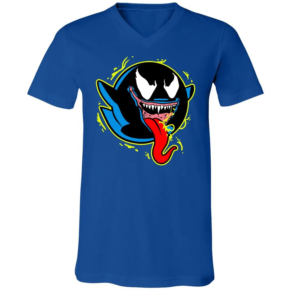 Unisex V-Neck T-Shirt - PJPCYZ2X - True Royal - 4
