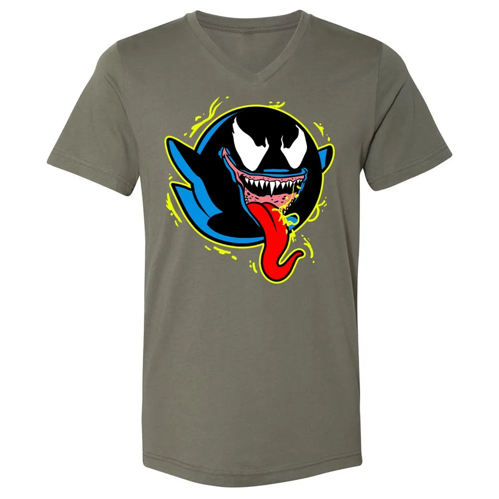 Unisex V-Neck T-Shirt - PJPCYZ2X - Military Green - 10