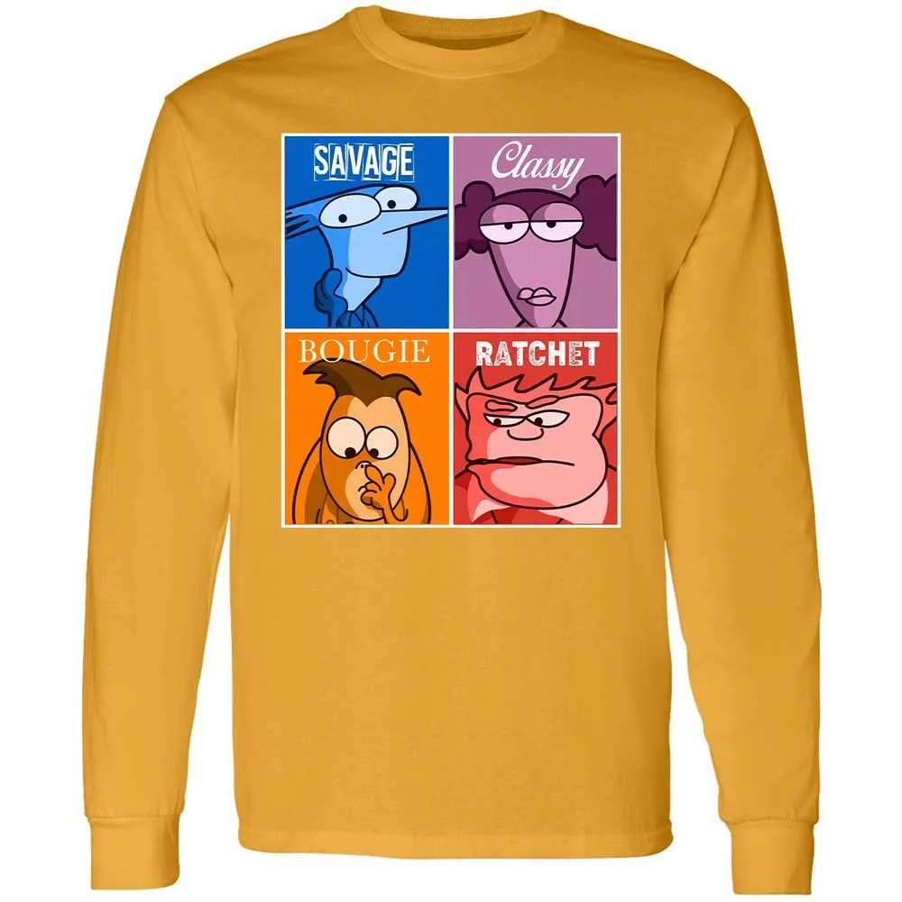 Long Sleeve T-Shirt - 2457RDYW - Gold - 9