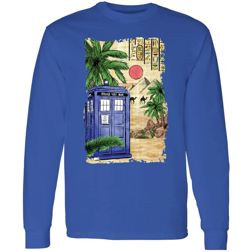 Long Sleeve T-Shirt - 6N5JFKN9 - Royal - 8