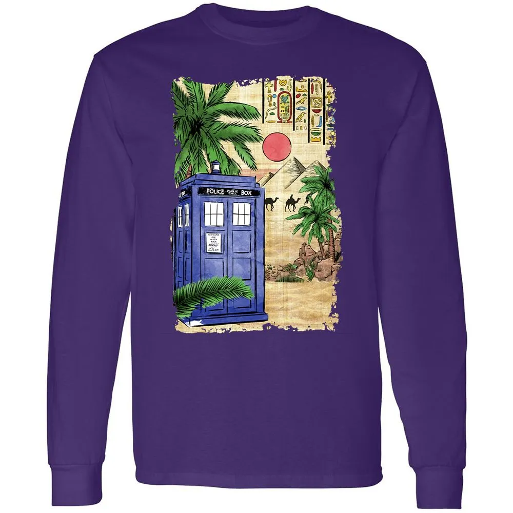 Long Sleeve T-Shirt - 6N5JFKN9 - Purple - 13