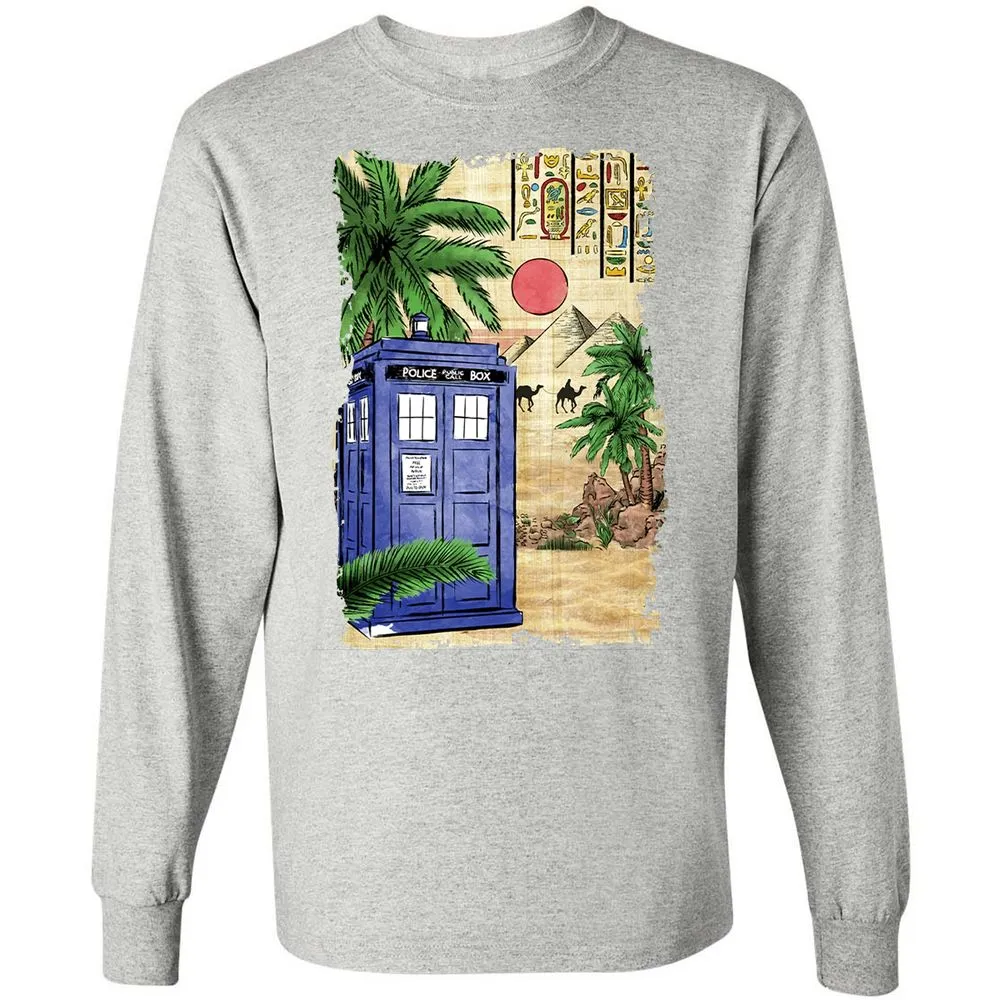 Long Sleeve T-Shirt - 6N5JFKN9 - Ash - 7