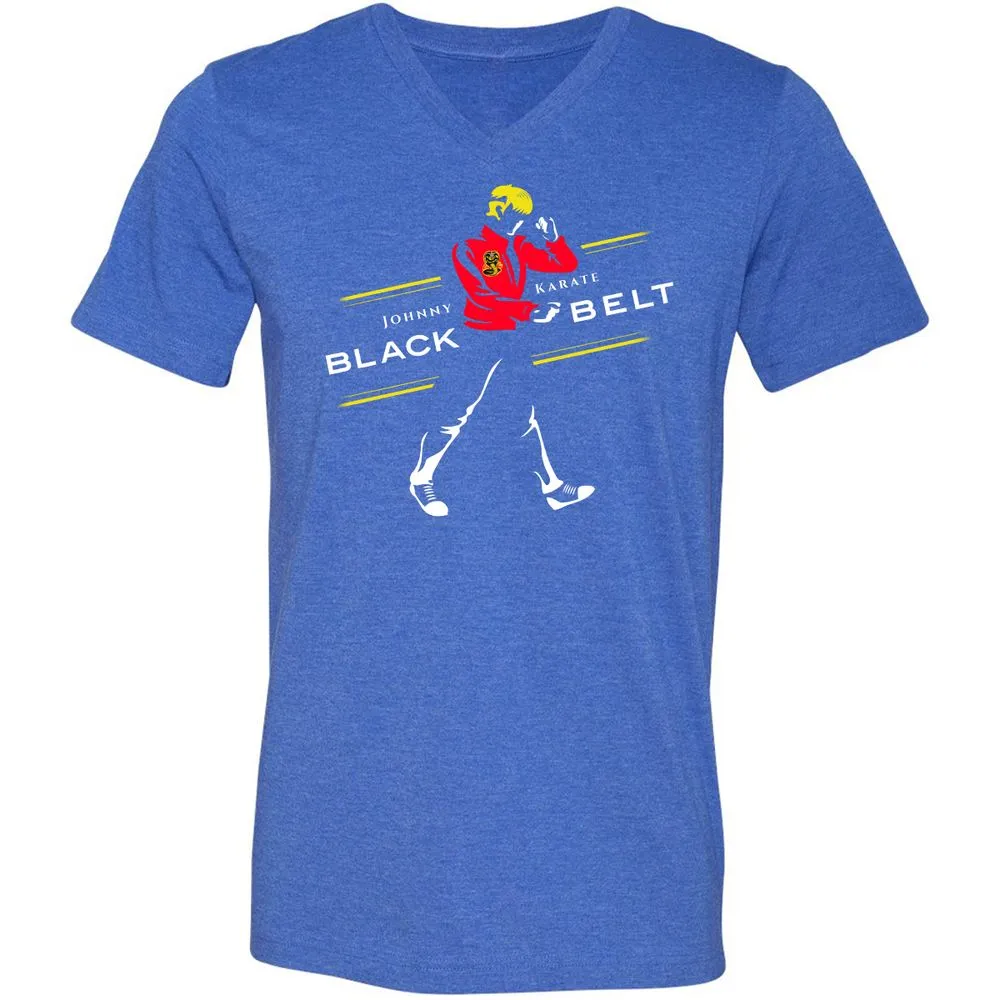 Unisex V-Neck T-Shirt - SC6GEA74 - Heather True Royal - 14