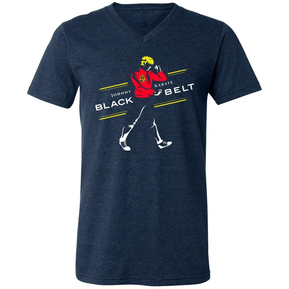 Unisex V-Neck T-Shirt - SC6GEA74 - Heather Navy - 15