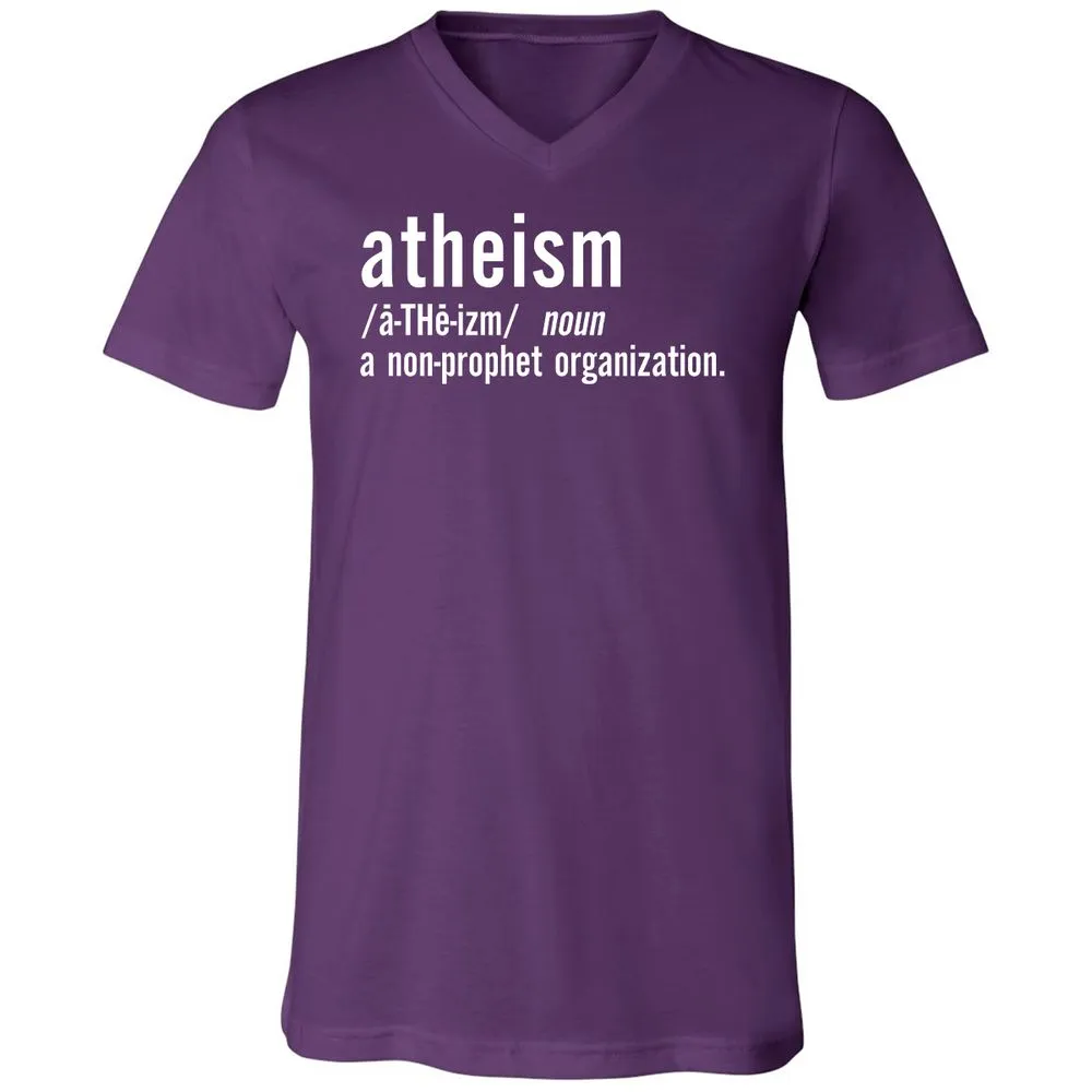 Unisex V-Neck T-Shirt - VLFQDVBP - Team Purple - 9