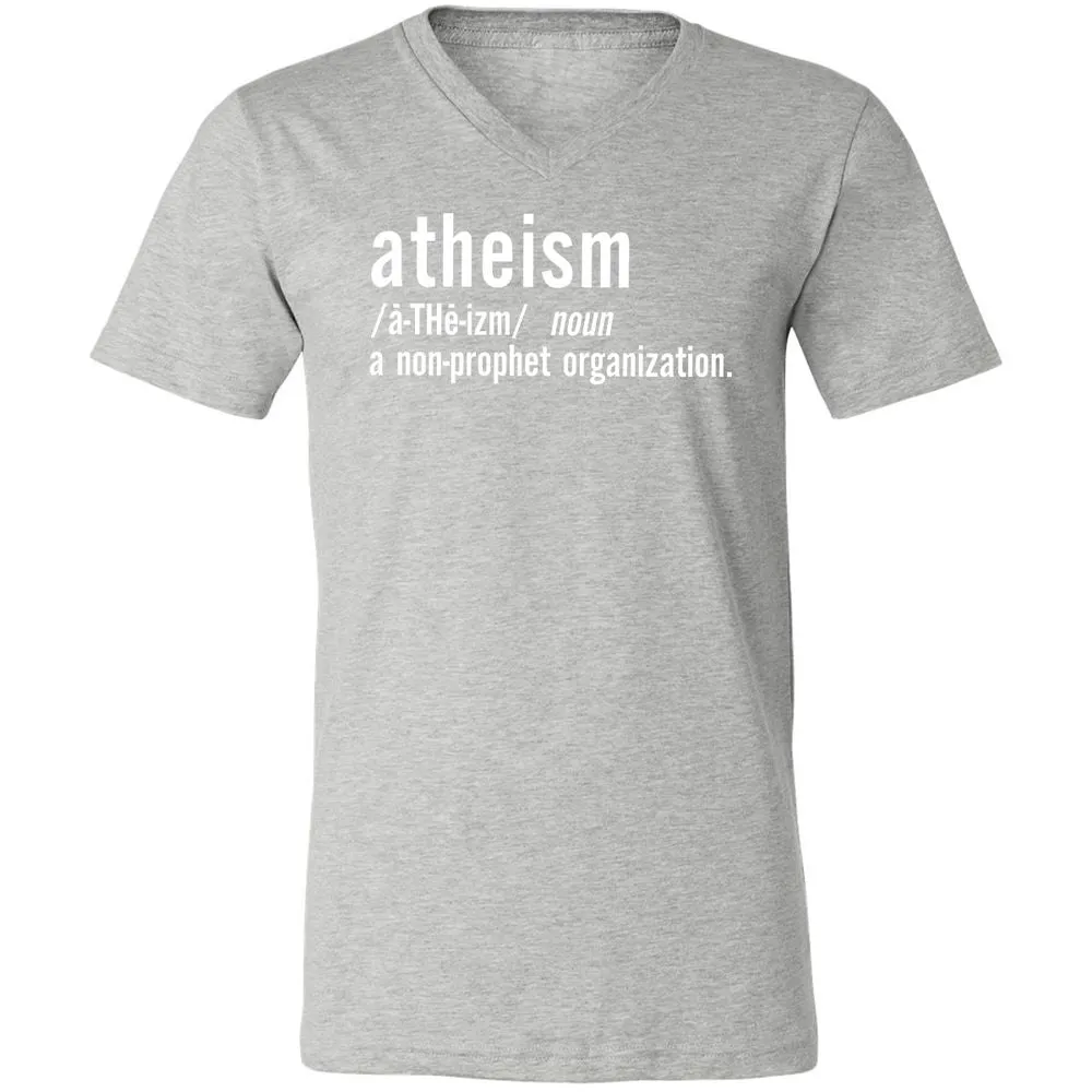 Unisex V-Neck T-Shirt - VLFQDVBP - Athletic Heather - 7