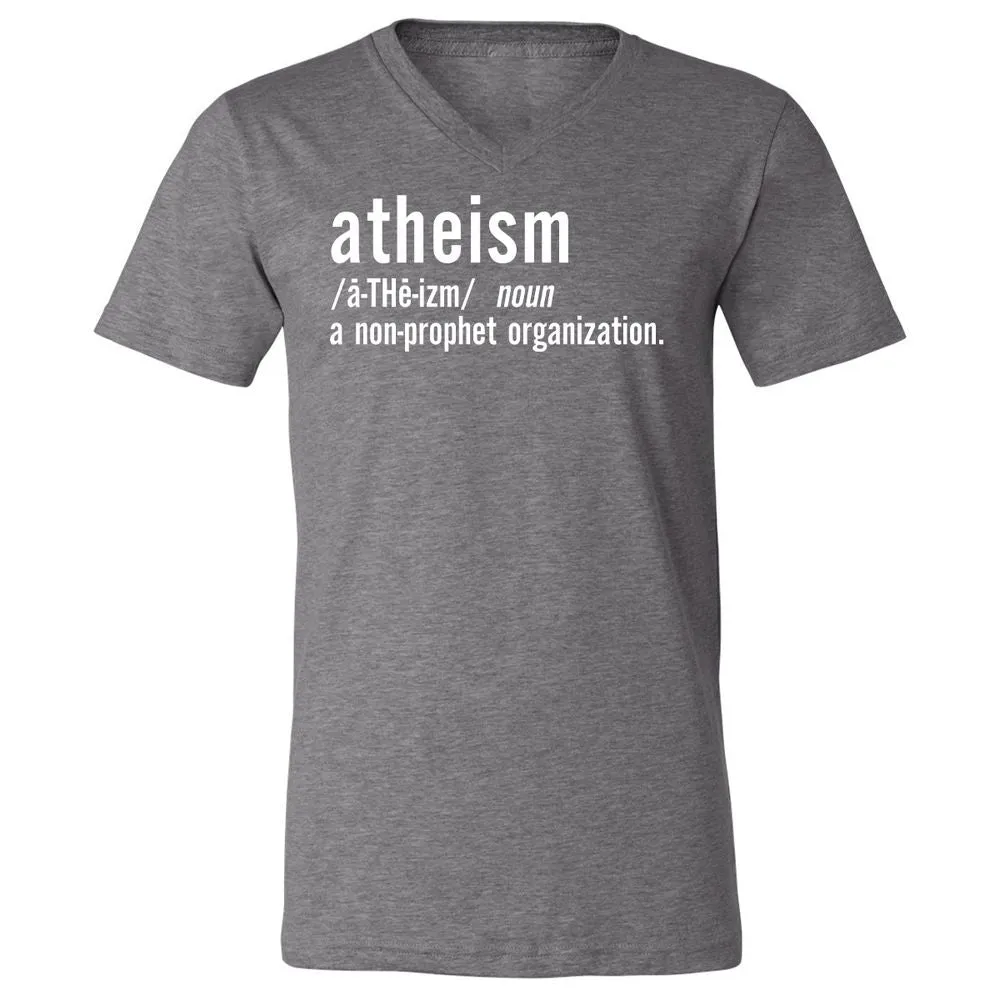 Unisex V-Neck T-Shirt - VLFQDVBP - Deep Heather - 13